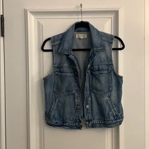 Denim vest by madewell